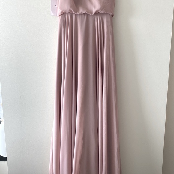 BHLDN Jenny Yoo Inesse Dress in Whipped Apricot - Picture 9 of 16